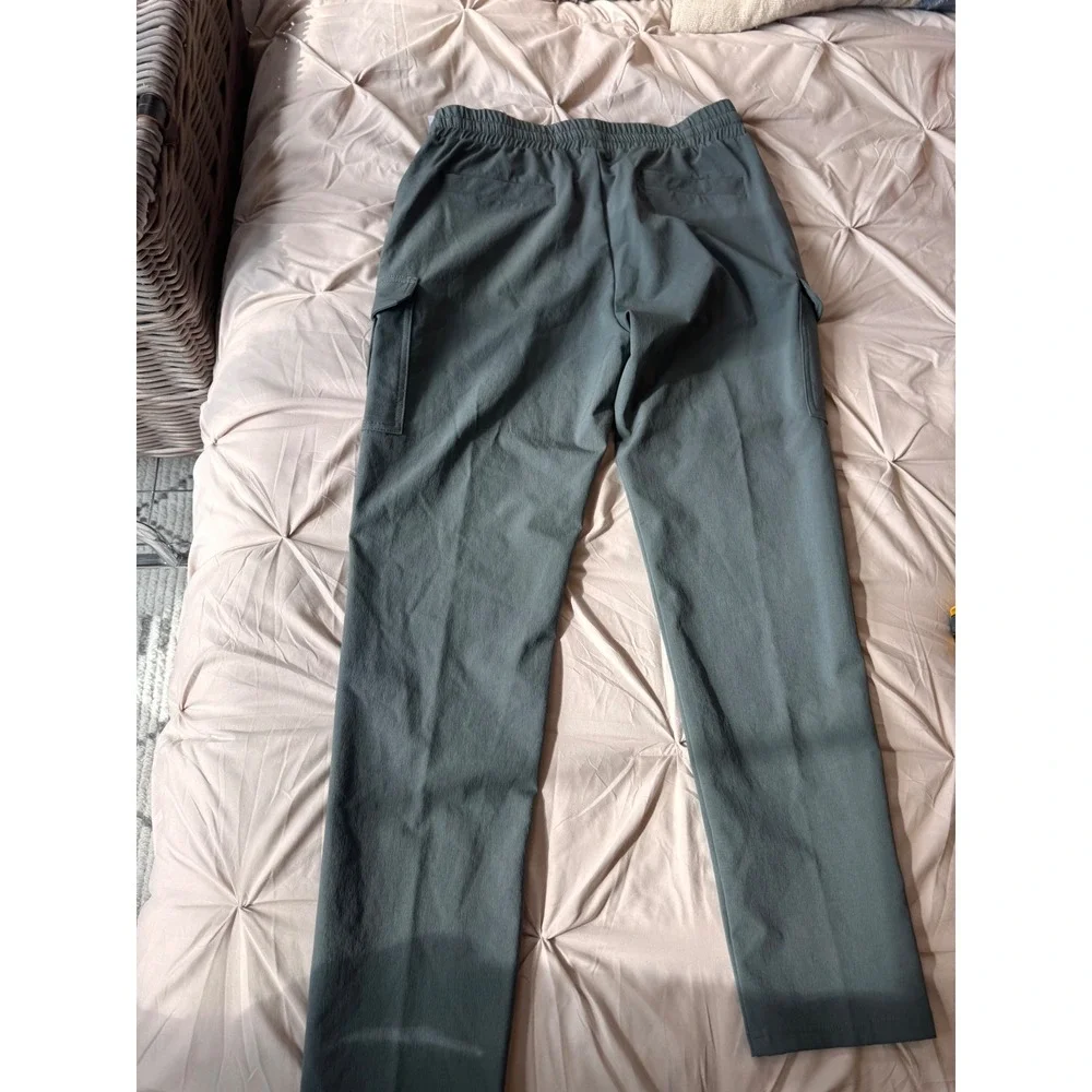 Maniere De Voir Womens Cargo Utility Pants Charcoal Grey XL NWT - Picture 6 of 12